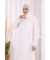 Danteli Şallı Abaya Şal Hediyelidir! 7069 Ekru