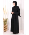 Danteli Şallı Abaya Şal Hediyelidir! 7069 Siyah