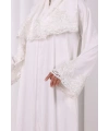 Dantelli Namaz Feracesi 6093 Ekru