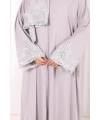 Dantelli Namaz Feracesi 6093 Gri