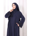Dantelli Namaz Feracesi 6093 Lacivert