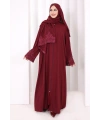 Dantelli Namaz Feracesi 6093 Mürdüm