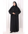 Dantelli Namaz Feracesi 6093 Siyah