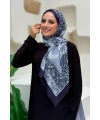 Desenli Pamuk Şal 2065 Gri