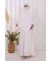 Dubai Sufleli Elbise Takım 6044 Ekru