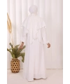 Dubai Sufleli Elbise Takım 6044 Ekru