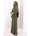 Dubai Sufleli Elbise Takım 6044 Haki