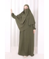 Dubai Sufleli Elbise Takım 6044 Haki