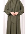 Dubai Sufleli Elbise Takım 6044 Haki