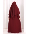 Dubai Sufleli Elbise Takım 6044 Mürdüm
