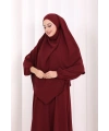 Dubai Sufleli Elbise Takım 6044 Mürdüm