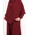 Dubai Sufleli Elbise Takım 6044 Mürdüm