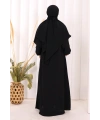 Dubai Sufleli Elbise Takım 6044 Siyah