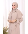 Dubai Sufleli Elbise Takım 6044 Vizon