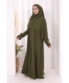 Eşarplı Elbise 6059 Haki