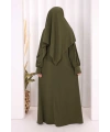 Eşarplı Elbise 6059 Haki