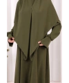 Eşarplı Elbise 6059 Haki
