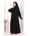 Eşarplı Elbise 6059 Siyah