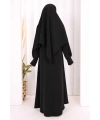 Eşarplı Elbise 6059 Siyah