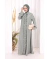 Fırfır Detaylı Elbise 6066 Mint