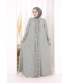 Fırfır Detaylı Elbise 6066 Mint
