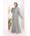 Fırfır Detaylı Elbise 6066 Mint