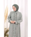 Fırfır Detaylı Elbise 6066 Mint