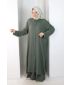 Hac Umre Düğmeli İkili Takım 6057 Mint