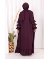 Hac Umre Ferace ŞAL HEDİYE 70018 Mor