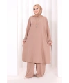 İkili Pantolonlu Takım 8029 Somon