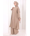 İkili Pantolonlu Takım 8029 Vizon