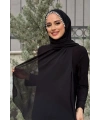 İncili Şal 2028 Siyah