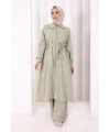 Kap Pantolonlu Takım 7074 Çağla Yeşili
