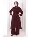 Kap Pantolonlu Takım 7074 Mürdüm