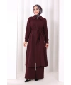 Kap Pantolonlu Takım 7074 Mürdüm