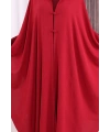 Kapüşonlu Ayrobin Pelerin 70021 Bordo