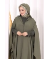 Kapüşonlu Ayrobin Pelerin 70021 Haki