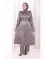 Kemerli İkili Takım 8024 Gri
