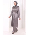 Kemerli İkili Takım 8024 Gri