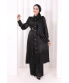 Kemerli İkili Takım 8024 Siyah