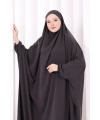 Kendinden Peçeli Sufleli Cilbab 6096 Duman