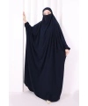 Kendinden Peçeli Sufleli Cilbab 6096 Lacivert
