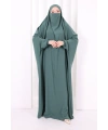 Kendinden Peçeli Sufleli Cilbab 6096 Mint