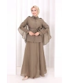 Kloş Etek Tunik Takım 8028 Haki