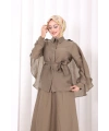 Kloş Etek Tunik Takım 8028 Haki