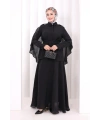 Kloş Etek Tunik Takım 8028 Siyah