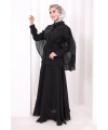 Kloş Etek Tunik Takım 8028 Siyah