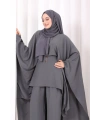 Kolyeli Tunik Pantolon Takım 8026 Antrasit