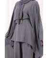 Kolyeli Tunik Pantolon Takım 8026 Antrasit
