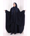 Kolyeli Tunik Pantolon Takım 8026 Lacivert
